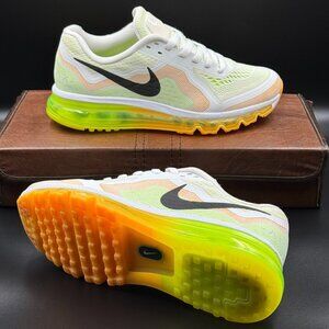 Wmns Nike Air Max 2014 'White Atomic Mango Volt'
